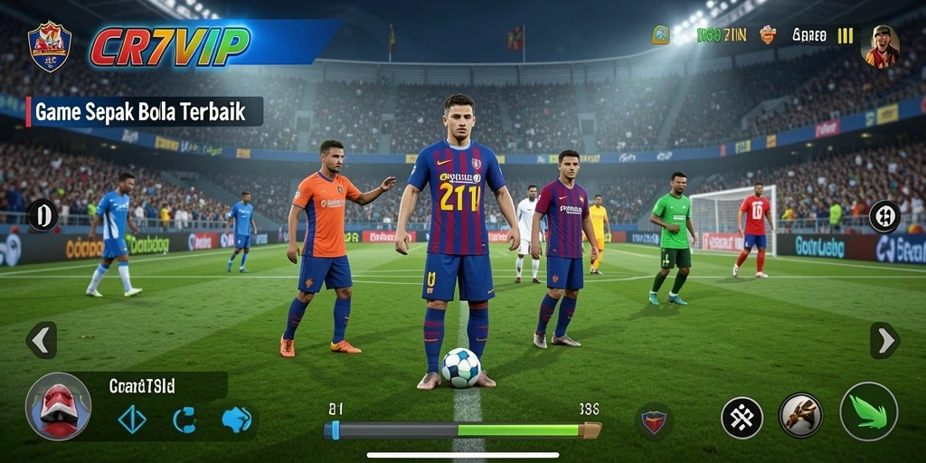 Tampilkan gameplay seru CR7VIP dengan grafik menakjubkan dan aksi cepat.