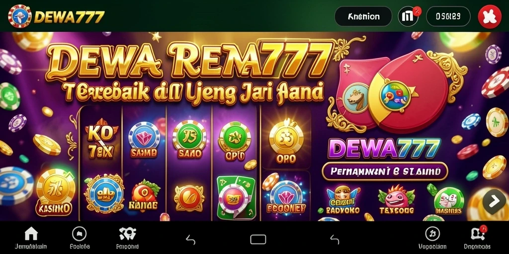 Tampilan gameplay seru dan mendebarkan di DEWA777.