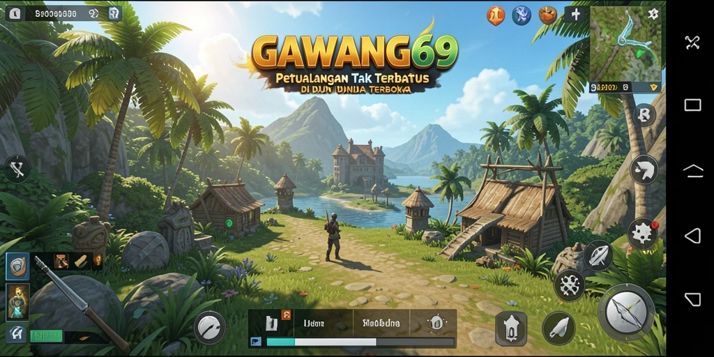 Tampilan gameplay GAWANG69 yang menakjubkan dalam dunia Open World.