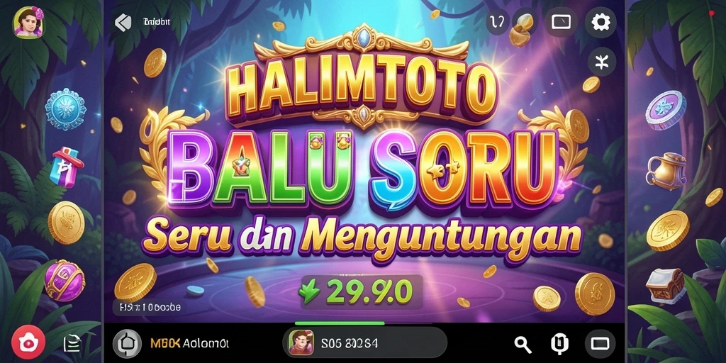 Gameplay seru dalam permainan slot HALIMTOTO yang penuh warna.