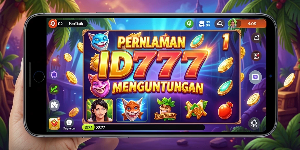 Tampilan gameplay ID777 yang seru dan menghibur untuk slot.