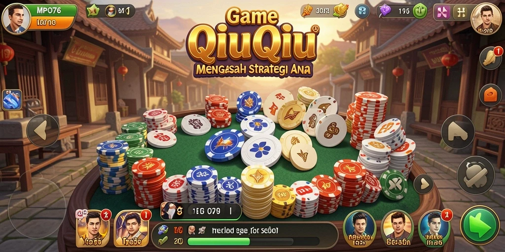 Tampilan gameplay QiuQiu yang menarik dan interaktif.