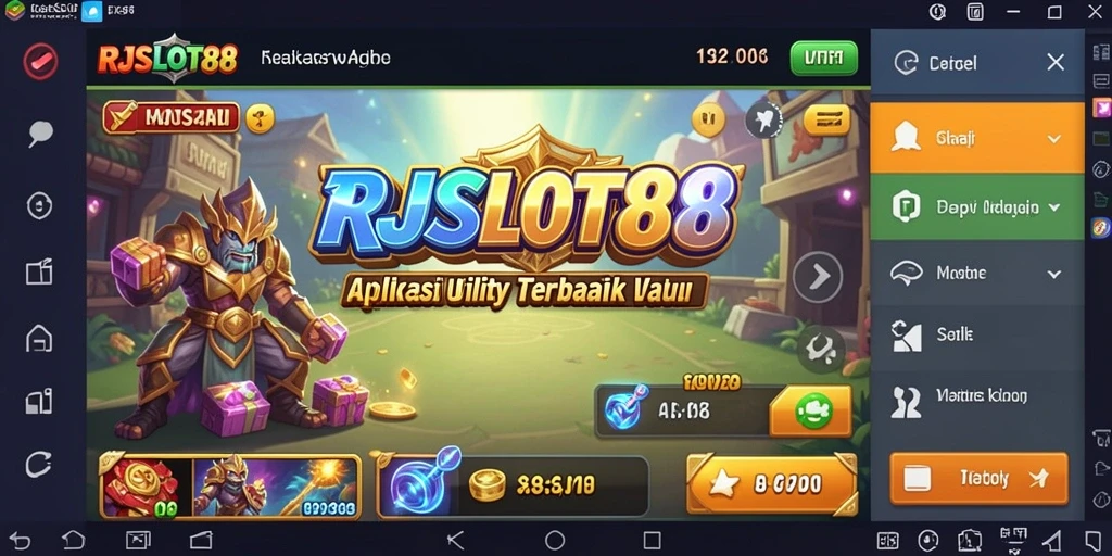Tampilan antarmuka RJSLOT88 yang sederhana dan intuitif.