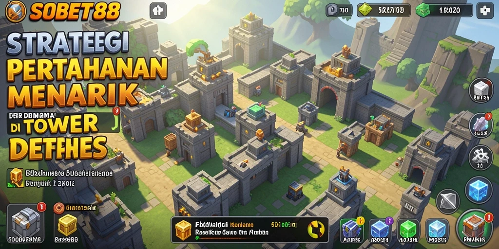 SOBET88 menawarkan gameplay Tower Defense yang menarik dan menantang.
