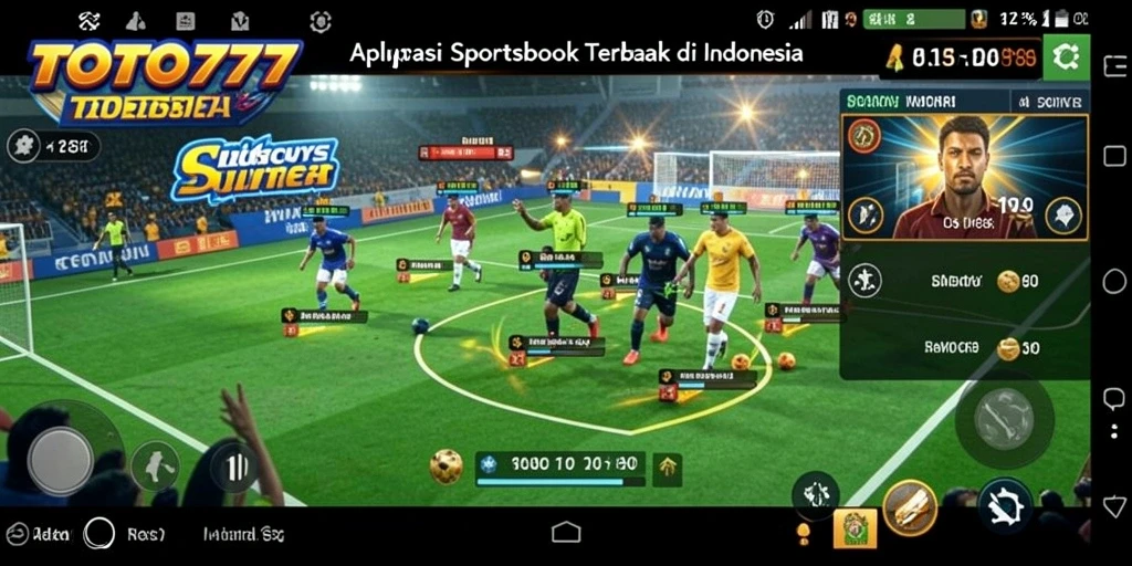 Screenshot utama TOTO777 menampilkan taruhan olahraga yang sedang berlangsung.
