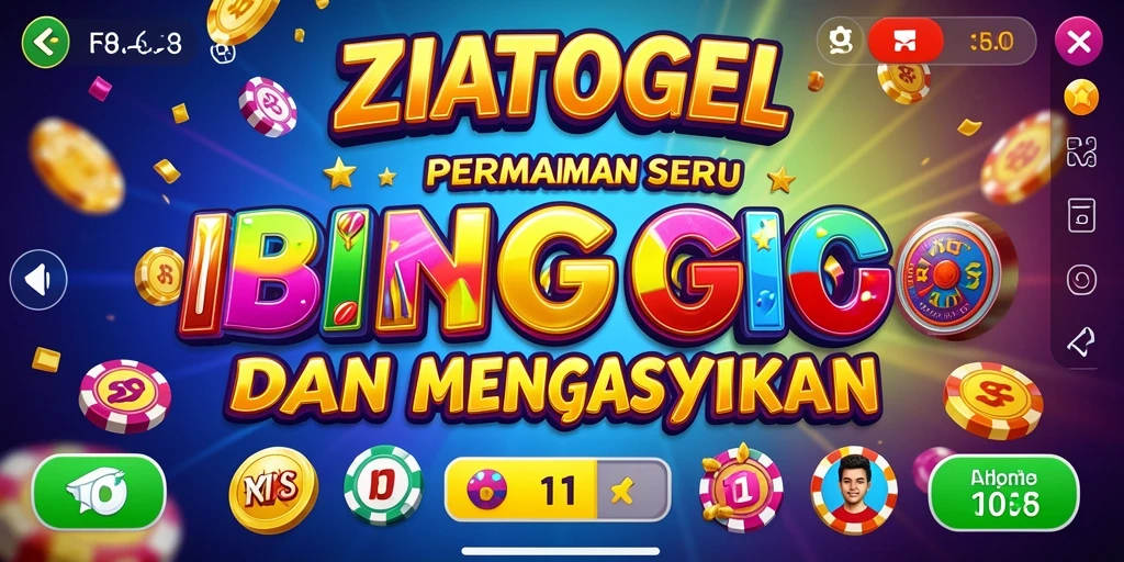 Tampilan gameplay Bingo di ZIATOGEL yang memikat dan seru.